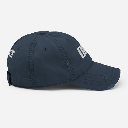 Baseball 1STAR Distressed Dad Hat